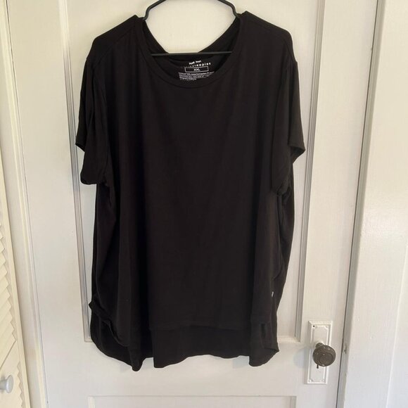 Little Sleepies Black Women's Nursing Top, XXL - Picture 3 of 3